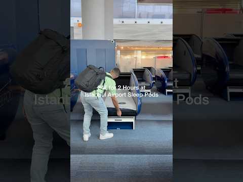 I Tried The 12€ Sleep Pods in Istanbul Airport