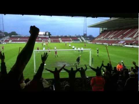 Kammy Penalty - Chris Kamara Penalty @ STFC charity match 2012