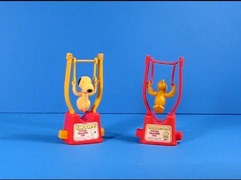 Snoopy and Woodstock Flying Trapeze Toys - Vintage Peanuts Comic Memorabilia | CollectPeanuts.com