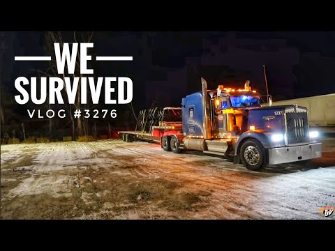 WE SURVIVED | My Trucking Life | Vlog #3276