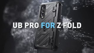 SUPCASE UB Pro Samsung Z Fold 3 Hoesje Full Protect Kickstand Zwart Hoesjes