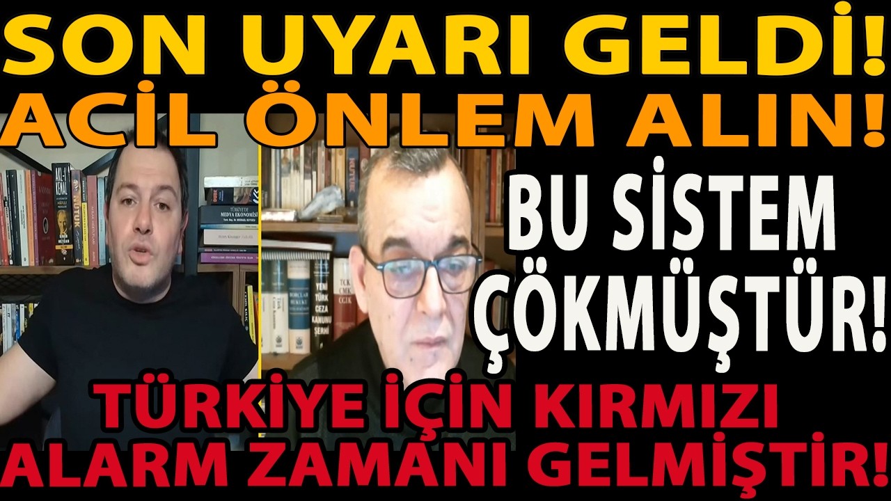 SON UYARI GELDİ! ACİL ÖNLEM ALIN! BU SİSTEM ÇÖKMÜŞTÜR! TÜRKİYE İÇİN KIRMIZI ALARM ZAMANI GELMİŞTİR!