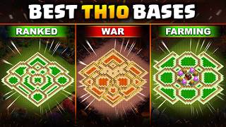 NEW BEST TH10 Bases 2026 Anti Giant Arrow | Farming + War + Ranked Base