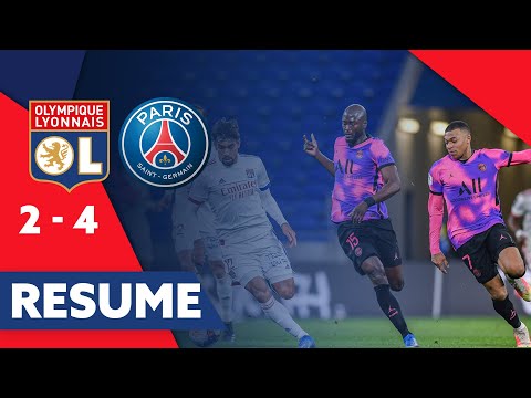 Olympique Lyonnais 2-4 FC PSG Paris Saint Germain 