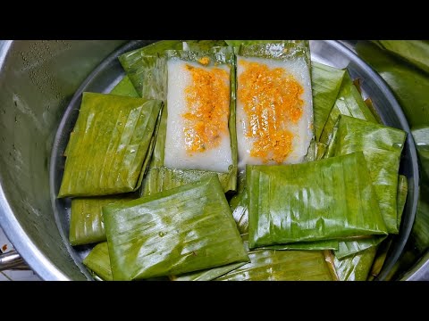 Bánh Nậm Huế - Bánh gối, bánh nậm tôm thịt chỉ cần 1 lá chuối có ngay món bánh ngon