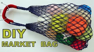 ÇOK KOLAY "FİLE ÇANTA" YAPIMI! - Alışveriş Filesi Nasıl Yapılır? -DIY 