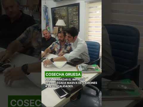 Reunión por #CosechaGruesa con autoridades de Timbúes y Puerto San Martín
