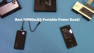 INIU Portable Charger, USB C Slimmest & Lightest Triple 3A High-Speed 10000mAh Power Bank!