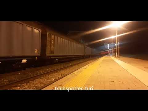 tribulato soccorso treno merci in linea tra centallo e maddalene D146+carri+e652+e652