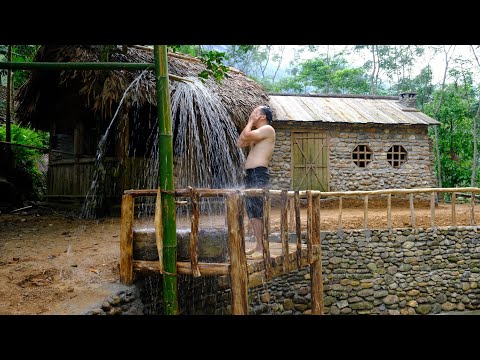 I expand the yard | Make shower by Bamboo, Outdoor shower