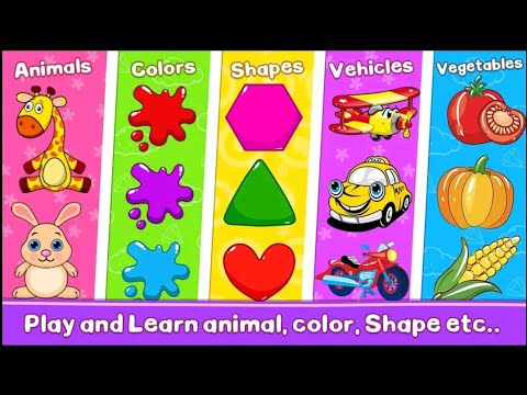 Toddler Learning Games for 2-5 Year Olds ABC AND 123 - Android gameplay Movie apps free best Top - YouTube