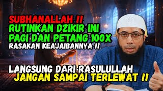 Download lagu SUBHANALLAH‼️RUTINKJAN DZIKIR INI 100 X LIHAT KEAJAIBANNYA !! - USTADZ KHALID BASALAMAH mp3
