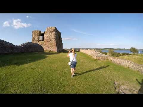 Die Schlossruine Kalø Slotsruin in Dänemark