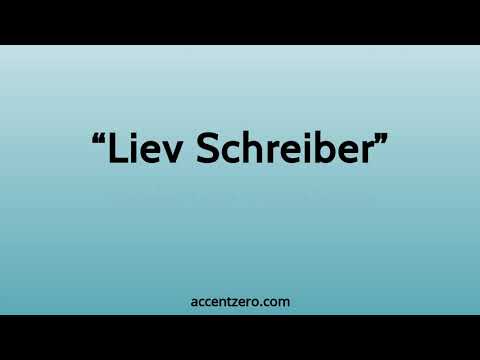 Pronounce "Liev Schreiber" - South Korean accent vs. native U.S.