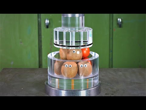 Transparent Hydraulic Press Vs. Candles | Most Satisfying Crush EVER!