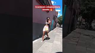 downtown Johannesburg 🔥 #travel #africa #realstreets