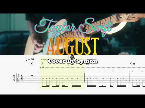 Taylor Swift - August (Symon cover) Guitar TABs