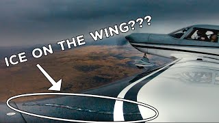 Close Encounter with airplane ICING when VFR flight turns IFR