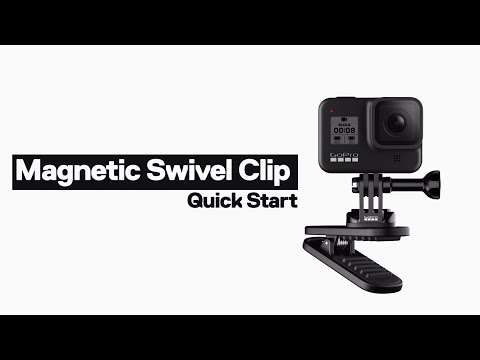 GOPRO MAGNETINĖ PASIUKIMO spaustukas video