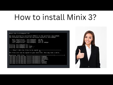 How to install Minix 3?