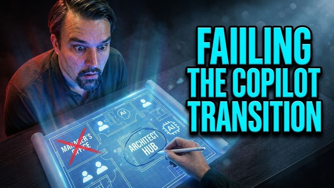 The Architect Move: Why Managers are Failing the Copilot Coworker Transition