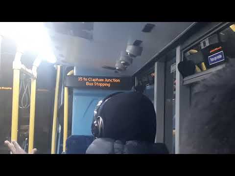 *[lBUS]* - *"Route 35 to Clapham Junction."*