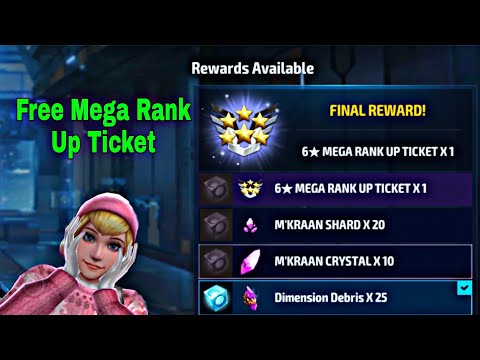 Free Mega Rank Up Ticket From Cosmic Core And Again Rank 1 in Timeline Battle - Marvel Future Fight