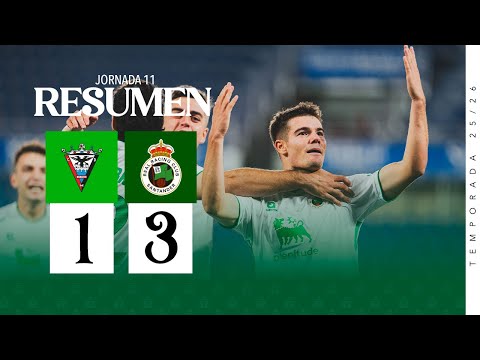 RESUMEN ı CD Mirandés 1-3 Real Racing Club ı Jornada 11 | Temporada 25/26