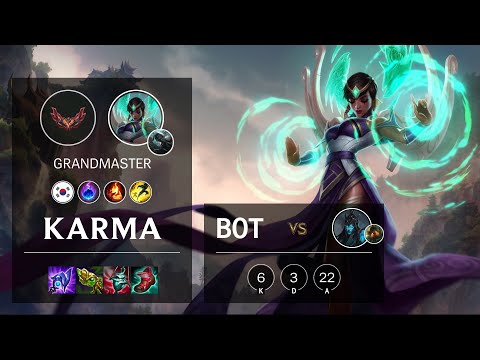 Karma Bot vs Kalista - KR Grandmaster Patch 12.4