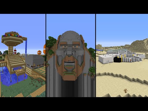 Which Nostalgic Minecraft Build is your Favorite? 🤔 #Shorts