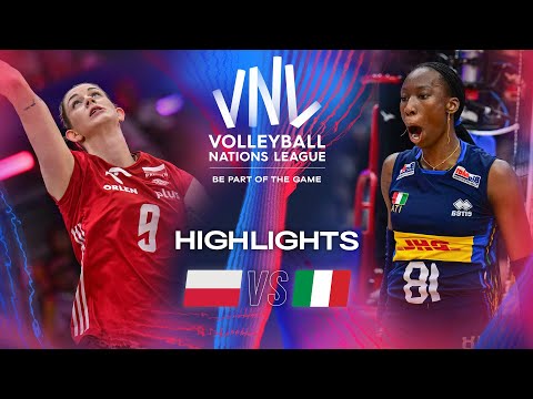 🇮🇹 ITA vs. 🇵🇱 POL - Semi Finals | Highlights | Women's VNL 2024