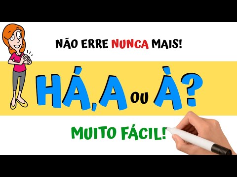 HÁ, A ou À: Aprenda a diferença RAPIDINHO! Muito FÁCIL! 🤩🤩🤩