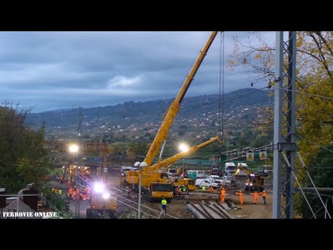 Sostituzione doppio varo deviatoio 27-28-29 Novembre 2020 Fiumefreddo di Sicilia | Globalfer S.p.A.