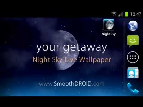 Night Sky LITE Live Wallpaper Video