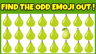 Find The Odd Emoji Out #20 | Spot The Difference Emoji | Emoji Puzzle Quiz  Find the Difference Game
