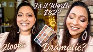 NATASHA DENONA DRAMATIC EYESHADOW PALETTE | REVIEW & 2 LOOKS | SMITHY SONY