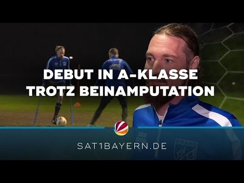Trotz Beinamputation: Fußballer kickt in fränkischer A-Klasse mit