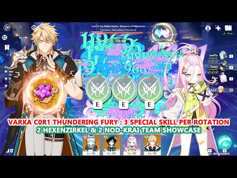 Varka C0R1 Thundering Fury : 3 Special Skill Per Rotation | 2 Hexenzirkel & 2 Nod-Krai Team Showcase
