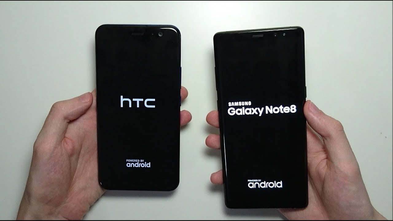 HTC U11 vs Samsung Galaxy Note 8 Speed Test, Speakers, Multitasking
