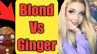 Lyssy Noel Gets attacked by a Ginger Bread Man, cuz that is possible.  Blond vs Ginger, Salt