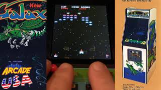 Galaxian Quarter Scale Arcade Gameplay