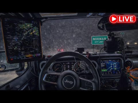 MAJOR Oklahoma Snow Storm · Live Storm Chaser · Day 2