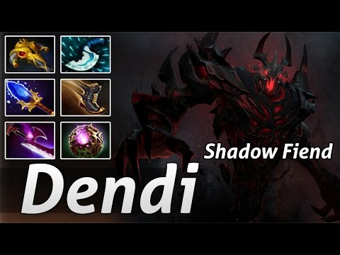 2s Raze Magic Build Shadow Fiend by Dendi Dota 2 Gameplay
