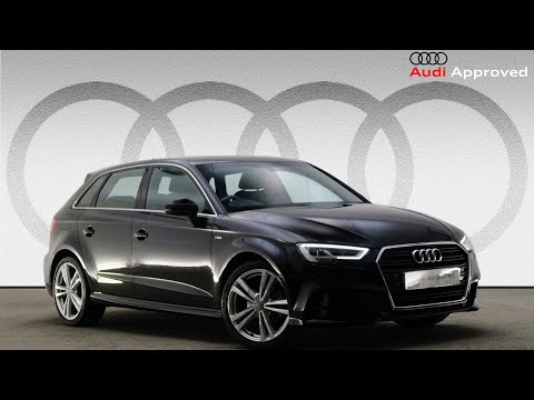YH18SPB AUDI A3 SPORTBACK TFSI S LINE BLACK 2018
