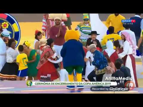 Anitta e Pedro Capó Encerramento da Copa América 2019