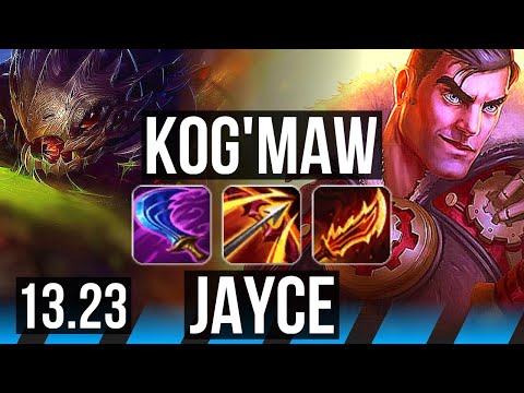 KOG'MAW vs JAYCE (MID) | 6 solo kills | NA Diamond | 13.23