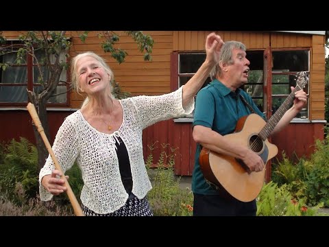 Kajto en la ĝardena provizora studio.