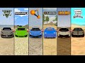 GTA 5 LAMBORGHINI CAR VS MINECRAFT VS BEAMNG VS TEARDOWN VS BRICK RIGS VS GTA SA WHICH IS BEST