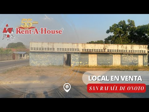 📍local en venta, sector banco obrero, san Rafael de Onoto, portuguesa