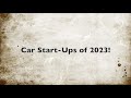 Car Start Ups Of 2023